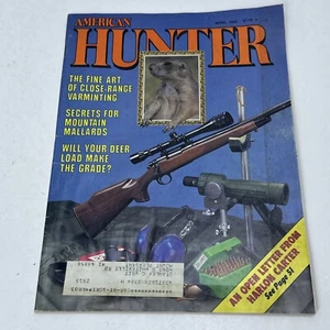 American Hunter Magazine April 1983 Vintage Close Range Varminting Mallards - Foto 1 di 6