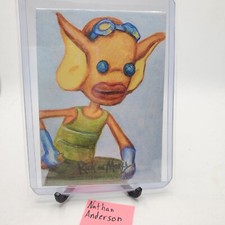 2018 Cryptozoic Rick and Morty Season 2 Sketch Cards BLAMPHS 1/1 Nathan Anderson