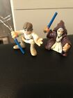 Mini figurines Star Wars Hasbro 2004 Luke & Obi Wan Kenobi