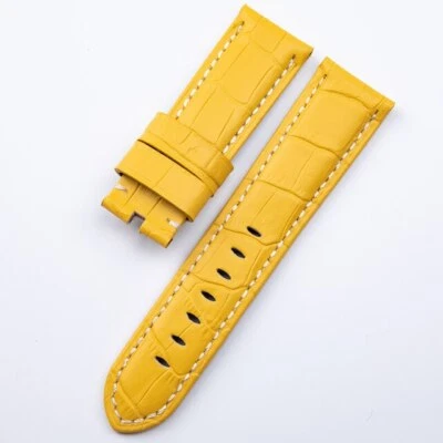 Correa de reloj de cuero de vaca de 24 mm para Panerai PAM441 PAM438 + Herramientas Foto 1 de 4