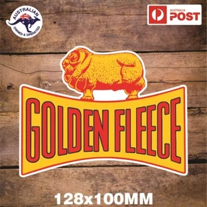 GOLDEN FLEECE STICKER VINTAGE RETRO PETROLEUM OIL - Picture 1 of 1