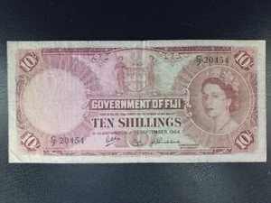 Fiji 10 Shillings, 1964, (P-52d)   - Picture 1 of 7