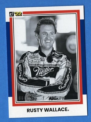 2022 Panini Donruss NASCAR Racing Retro #190 - Rusty Wallace Blue - Image 1 of 3