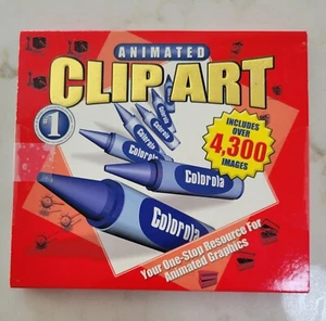 Animated Clip Art Includes 4,300 Images - CD-ROM - Picture 1 of 1