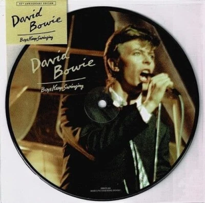 DAVID BOWIE Boys Keep Swinging Vinyl Record 7 Inch Parlophone 2019 Picture Disc - Image 1 of 4