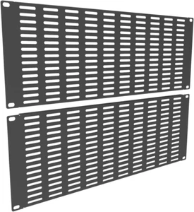 2 Pack of 4U Vented Blank Panel - Metal Rack Mount Filler Panel For - Picture 1 of 4
