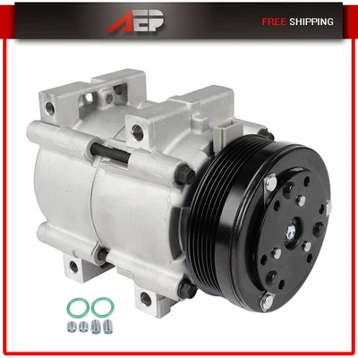 AC A/C Compressor For Ford Aerostar 3.0L 1990-1997 Explorer 5.0L 1996-2001 - Image 1 of 4
