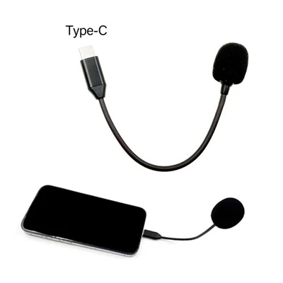 Detachable Type C Microphones Boom for Content Creators and Remote Workers - Image 1 of 4