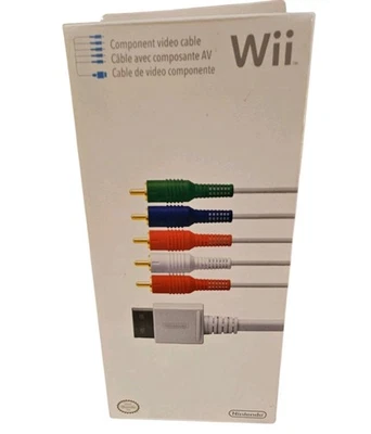Vintage Official Nintendo Wii Component AV Cable OEM New Unopened 2009 - Image 1 of 4
