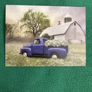 Leanin’ Tree Blank Greeting Card (Pick-Up Truck) - Picture 1 of 2