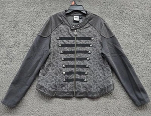 Harley Davidson Jacke Damen 2XL Full Zip Military Style Jacket Biker Punk - Bild 1 von 13