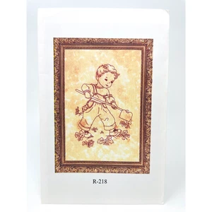 Patrón Bordado Lakadaisies Redwork, Niño Pequeño Jardinería, R-218 Sellado - Imagen 1 de 2