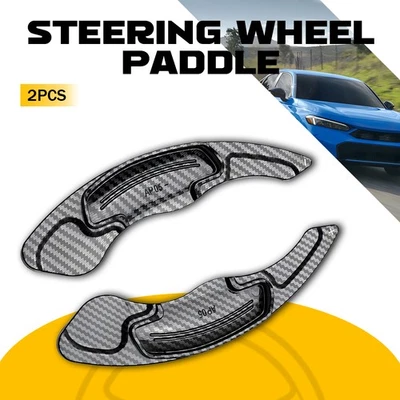 For 2009-2014 Acura TL Carbon Fiber Steering Wheel Paddle Shifter Extension 1x - Image 1 of 4