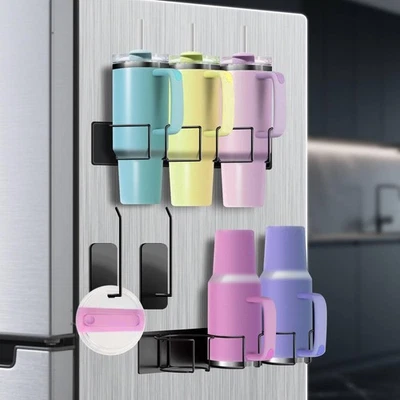 KISSKOO Magnetic Cup Holder for Stanley Tumbler Organizer for Stanley 40 oz Magnetic ...