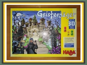 HABA Spiel 🏰 Geisterjäger 👻 Kinder ab 5 J. komplett 3D Schloss Gespenst Magnet - Bild 1 von 8