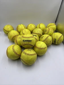 18 Academy Sports Kork/Gummikern Synthetik Abdeckung Übungsbälle 12" gelb - Bild 1 von 1