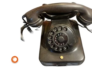 1957er Telefon Post W48 Grundfarbe schwarz Voll funktionsfähig TopzustandGermany - Bild 1 von 6