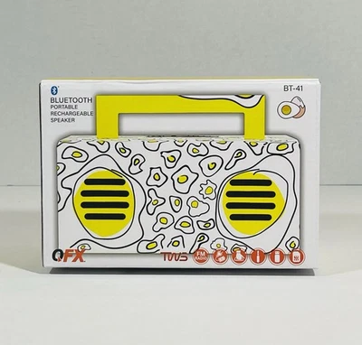 QFX BT-41 Egg Yolk Bluetooth Streaming TWS Ready Speaker - Image 1 of 3