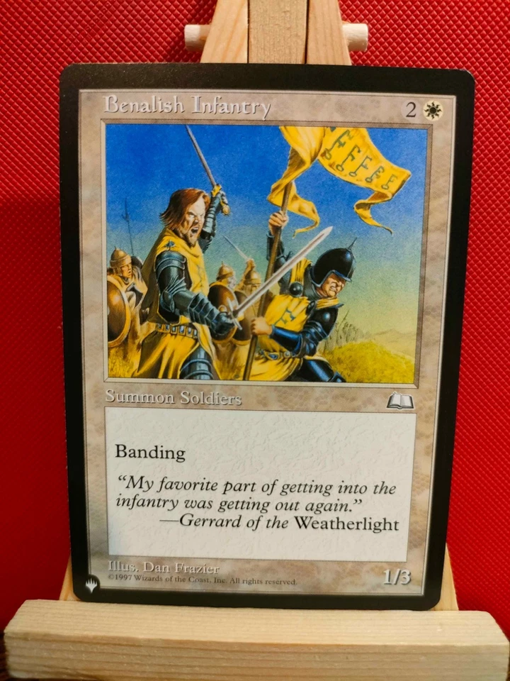 Benalish Infantry - The List - Weatherlight - Common - NM - MTG - Image 1 of 2