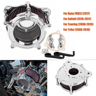 Motorcycle Air Cleaner Intake Filter For Harley Electra Glide Classic EFI FLHTCI Foto 1 de 4