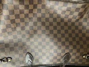 Bolso de mano Louis Vuitton Neverfull Damier Ebene PM marrón lona - Imagen 1 de 7