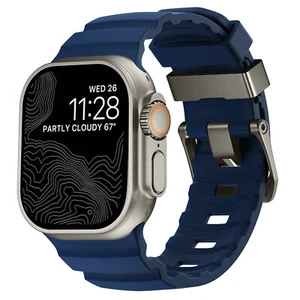 Waterproof Silicone Strap Band for iWatch Ultra Series 10/9/8/7/6/5/4/3/2/1/SE - Picture 1 of 24