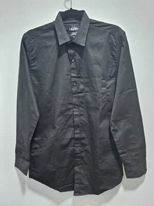 CALVIN KLEIN Long Sleeve Shirt Large Black - Bild 1 von 4