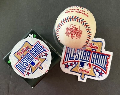 RAWLINGS 1996 ALL STAR GAME MLB OFICIAL BÉISBOL Y MLB PARCHE COMBO - PHILLIES Foto 1 de 4
