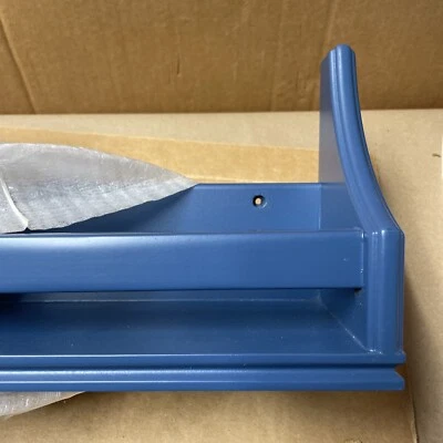 Pottery Barn Niños Largo Azul Coleccionistas Estante 36” x 4”x 6.5” Totalmente Nuevo En Caja  Foto 1 de 4