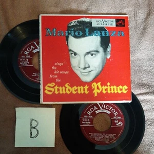 Mario Lanza Sings Hit Songs From The Student Prince 45EP-ERB 1837 2-45's EX/EX!! - Picture 1 of 1