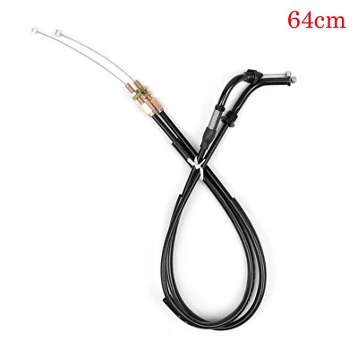 Throttle Cable For Honda CBR400 NC23 1987-1989 Black UK T9 - Image 1 of 3