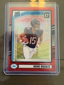 2024 Panini Donruss Rome Odunze Press Proof RED Rated Rookie #309 - Bild 1 von 2