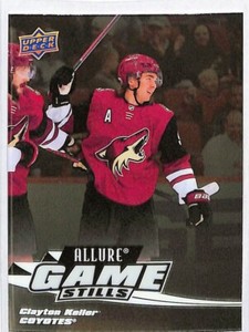 2022-23 UD Allure Hockey Game Stills Clayton Keller