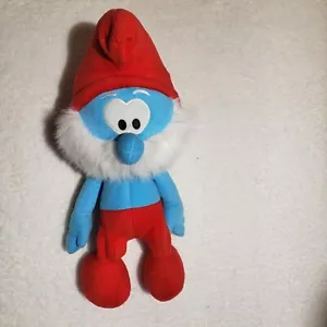 Los Pitufos Papá Pitufo Raro Nanco 10" De Colección Lindo Peluche Grande Coleccionable - Imagen 1 de 6