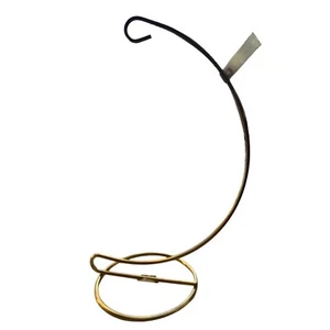 Brass Ornament Holder Hook 7" tall NWT - Picture 1 of 3