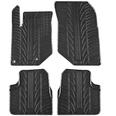 Tapetes de assoalho de carro forros resistentes de borracha para todas as condições climáticas Peugeot 2008 2019-2024 - Imagem 1 de 4