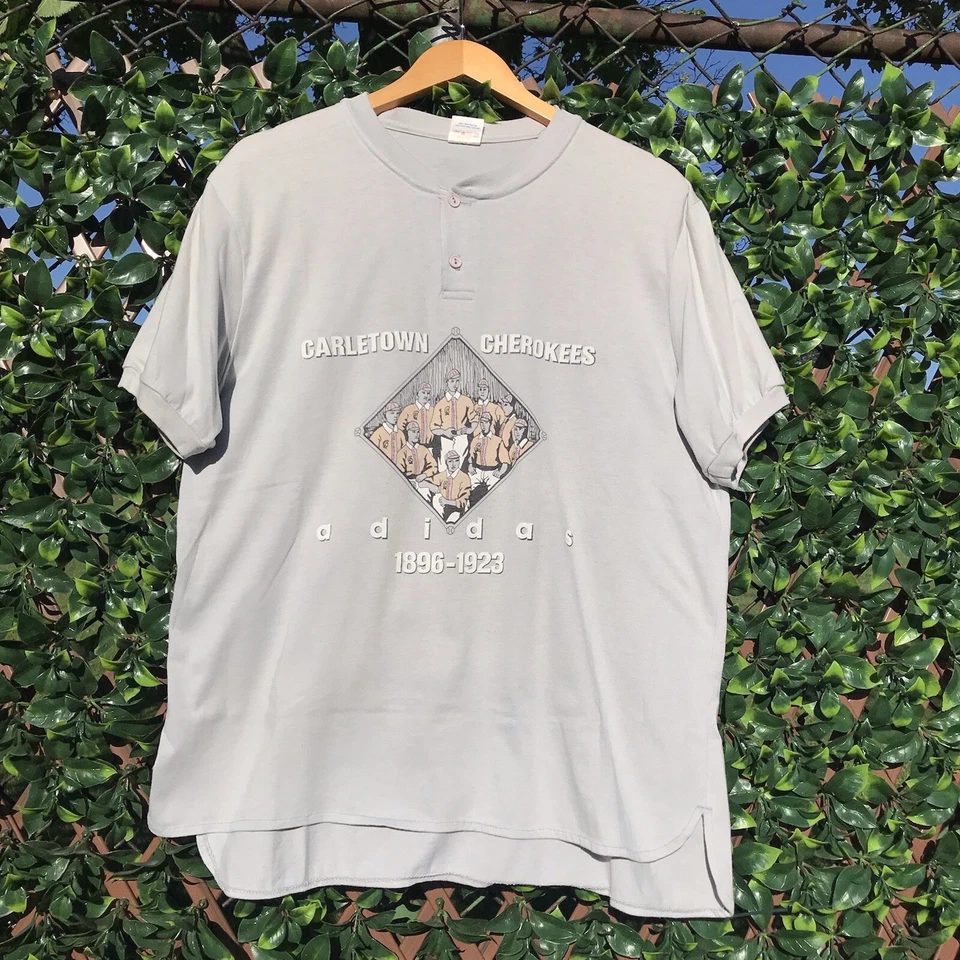 Camiseta de béisbol RARA vintage años 80 Adidas Carletown Cherokees MLB para hombre XL  Foto 1 de 4