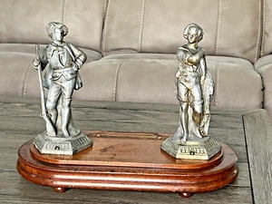 Antike 1880er ANSONIA Kristall Palast #1 figürliche Kuppel Kaminuhr - NUR SOCKEL - Bild 1 von 12