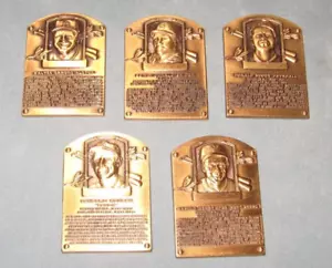 1985 - (5) - Dodgers - Baseball Hall of Fame - Mini Plaques - Picture 1 of 4