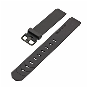 JACOB JENSEN Uhrband watch strap original Kautschuk Schwarz 17 mm Einschubband S - Picture 1 of 1