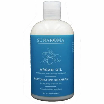 Sunaroma CHAMPÚ RESTAURADOR DE ACEITE DE ARGÁN Y ACONDICIONADOR ANTI-ROTURA SIN ENJUAGUE  Foto 1 de 4