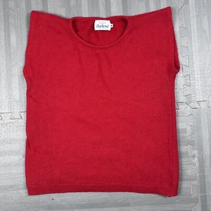 ANGELON BY DARLENE Vintage Angora Rabbit Fur Sweater Size Small Made In USA 50s - Picture 1 of 7