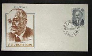 LUXEMBOURG 1980 FDC EUROPA FLEETWOOD -S16627-1 - Picture 1 of 1