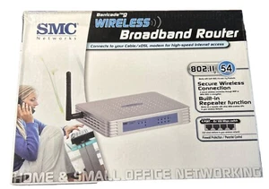 SMC Networks Barricade 4 Port Wireless Broadband Router SMCWBR14-G 802.11g - Picture 1 of 6