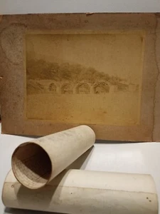 Fotografia e disegni 1882 ponte Gesso Cuneo Mondovì - Foto 1 di 10