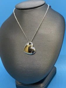 Tiffany & Co Sterling Silver Heart Necklace - Picture 1 of 6