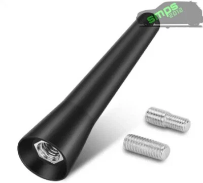 *NUOVO* Mini Countryman R60 Bee-Sting 6 cm antenna palo aereo sportivo nero - Immagine 1 di 4