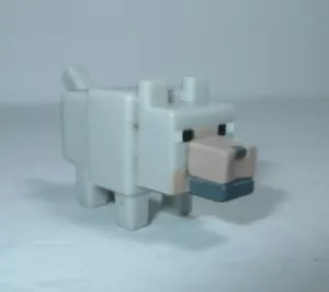 Minecraft Mini-Figures Grass Series 1 1" Wolf Mini Action Figure Mojang - Picture 1 of 3