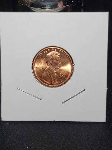 1991 P Lincoln Cent Penny Uncirculated in Coin Flip Cover