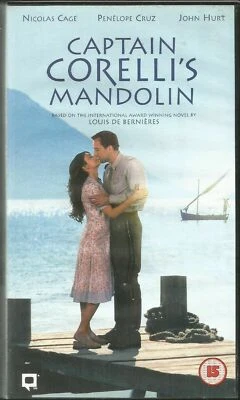 CAPTAIN CORELLI'S MANDOLIN ~ PAL REGION VHS - Imagem 1 de 2